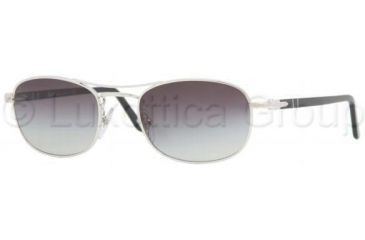 Image of Persol PO2381S Progressive Prescription Sunglasses PO2381S-518-32-5320 - Frame Color: Silver, Lens Diameter: 53 mm