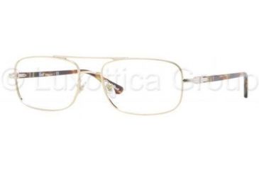 Image of Persol PO2403V Single Vision Prescription Eyeglasses 976-5317 - Light Gold Frame
