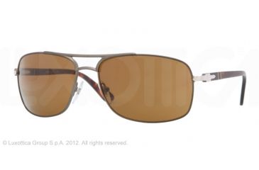 Image of Persol PO2407S Bifocal Prescription Sunglasses PO2407S-104933-62 - Lens Diameter 62 mm, Lens Diameter 62 mm, Frame Color Matte Green/Brown