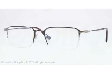 Image of Persol PO2427V Single Vision Prescription Eyeglasses 1055-52 - Black Frame, Demo Lens Lenses