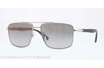 Image of Persol PO2430S Progressive Prescription Sunglasses PO2430S-1011M3-55 - Lens Diameter 55 mm, Frame Color Gunmetal