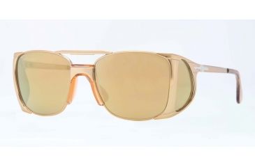 Image of Persol PO2435S Single Vision Prescription Sunglasses PO2435S-1054W4-55 - Lens Diameter 55 mm, Frame Color Old Gold