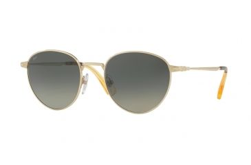 Image of Persol PO2445S Sunglasses 107671-52 - Gold Frame, Grey Gradient Dark Grey Lenses
