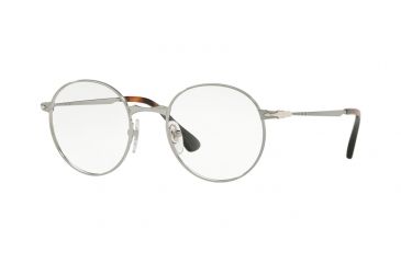Image of Persol PO2451V Eyeglass Frames 1077-47 - Gunmetal Frame