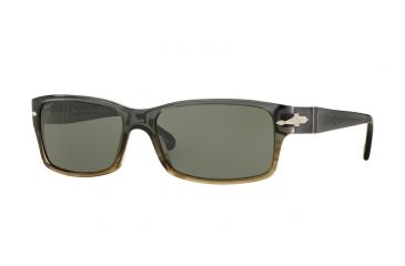 Image of Persol PO2803S Progressive Prescription Sunglasses PO2803S-101258-58 - Lens Diameter 58 mm, Frame Color Grey Gradient Green