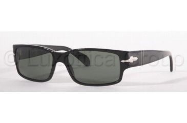 Image of Persol PO2832S Single Vision Prescription Sunglasses PO2832S-95-58-5516 - Lens Diameter: 55 mm, Frame Color: Black