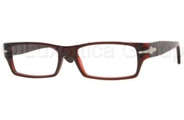 Image of Persol PO2857V Single Vision Prescription Eyewear 685-5216 - Dark Bordeaux 