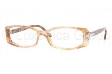 Image of Persol PO2926V Single Vision Prescription Eyewear 856-5315 - Brown Marble Transpar 