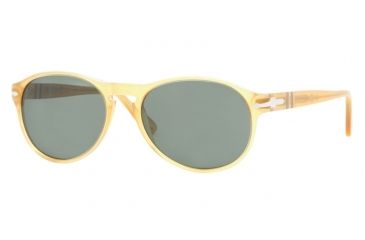Image of Persol PO2931S Progressive Prescription Sunglasses PO2931S-204-31-55 - Lens Diameter 55 mm, Frame Color Transparent Yellow