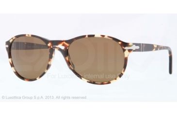 Image of Persol PO2931S Progressive Prescription Sunglasses PO2931S-985-57-53 - Lens Diameter 53 mm, Frame Color Tabacco Di Virginia