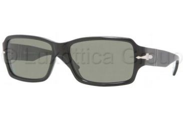 Image of Persol PO2957S Single Vision Prescription Sunglasses PO2957S-95-31-5916 - Lens Diameter: 59 mm, Frame Color: Black