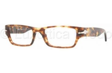 Image of Persol PO2971V Eyeglass Frames 919-5219 - Spotted Dark Havana 