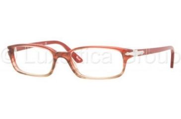 Image of Persol PO2973V Single Vision Prescription Eyewear 925-5016 - Red Gradient Brown 