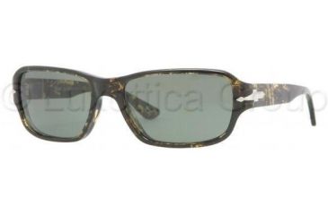 Image of Persol PO2976S Sunglasses 920/31-5617 - Spotted Green Crystal Green