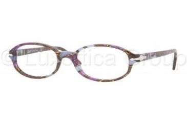 Image of Persol PO2980V Bifocal Prescription Eyeglasses 916-5318 - Mosaic Violet-blue 