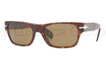 Image of Persol PO2993S Bifocal Prescription Sunglasses PO2993S-24-57-5718 - Lens Diameter: 57 mm, Frame Color: Havana