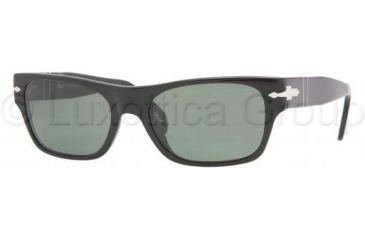 Image of Persol PO2993S Bifocal Prescription Sunglasses PO2993S-95-31-5418 - Lens Diameter: 54 mm, Frame Color: Black