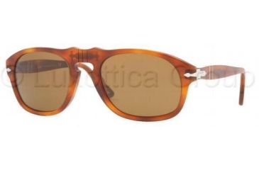 Image of Persol PO2995S Progressive Prescription Sunglasses PO2995S-96-33-5220 - Lens Diameter: 52 mm, Frame Color: Light Havana