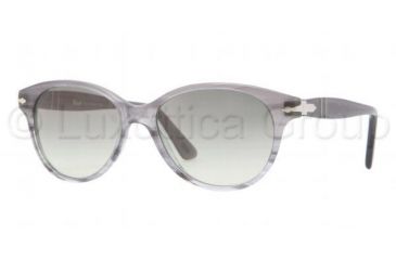 Image of Persol PO3017S Sunglasses 945/32-5216 - Gradient Grey Crystal Frame, Gray Gradient Lenses