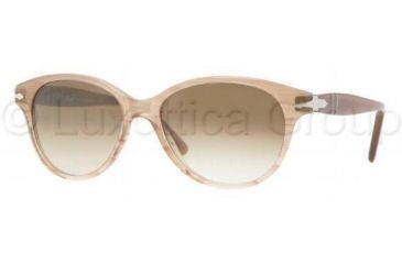 Image of Persol PO3017S Sunglasses 946/51-5200 - Pink / Brown Gradient Pink Crystal Frame, Brown Gradient Lenses