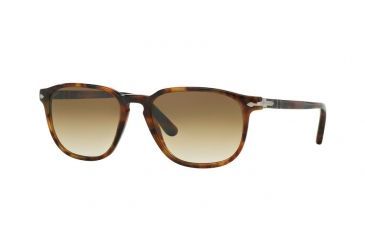 Image of Persol PO3019S Sunglasses 108/51-55 - Caffe' Frame, Crystal Brown Gradient Lenses
