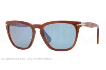 Image of Persol PO3024S Progressive Prescription Sunglasses PO3024S-957-56-52 - Lens Diameter 52 mm, Lens Diameter 52 mm, Frame Color Brown