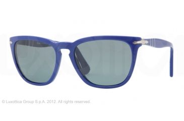 Image of Persol PO3024S Progressive Prescription Sunglasses PO3024S-958-4N-55 - Lens Diameter 55 mm, Lens Diameter 55 mm, Frame Color Blue