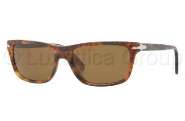 Image of Persol PO3026S Progressive Prescription Sunglasses PO3026S-108-33-5517 - Lens Diameter 55 mm, Frame Color Light Havana