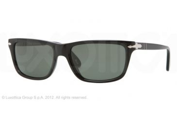 Image of Persol PO3026S Progressive Prescription Sunglasses PO3026S-95-58-55 - Lens Diameter 55 mm, Lens Diameter 55 mm, Frame Color Black