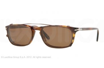 Image of Persol PO3031 Prescription Sunglasses 108-51 - Light Havana Frame