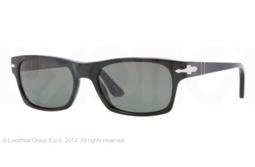 Image of Persol PO3037S Bifocal Prescription Sunglasses PO3037S-95-58-57 - Lens Diameter 57 mm, Frame Color Black