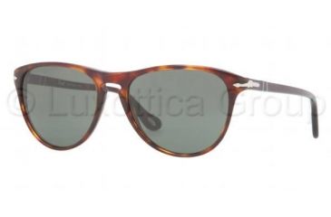 Image of Persol PO3038S Single Vision Prescription Sunglasses PO3038S-24-31-5216 - Lens Diameter 52 mm, Frame Color Havana