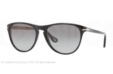 Image of Persol PO3038S Prescription Sunglasses PO3038S-95-M3-52 - Lens Diameter 52 mm, Frame Color Black