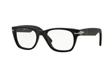Image of Persol PO3039V Progressive Prescription Eyeglasses 900-54 - Matte Black Frame, Demo Lens Lenses