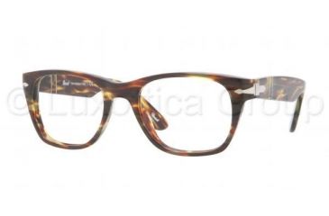 Image of Persol PO3039V Progressive Prescription Eyeglasses 938-5219 - Green Striped Frame