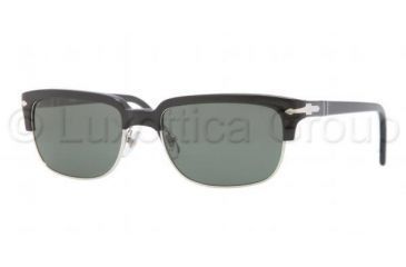 Image of Persol PO3043S Single Vision Prescription Sunglasses PO3043S-95-31-5418 - Lens Diameter 54 mm, Frame Color Black