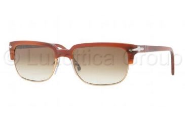 Image of Persol PO3043S Prescription Sunglasses PO3043S-957-51-5418 - Lens Diameter 54 mm, Frame Color Brown