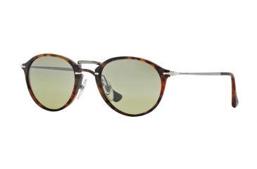 Image of Persol PO3046S Bifocal Prescription Sunglasses PO3046S-108-83-49 - Lens Diameter 49 mm, Frame Color Light Havana