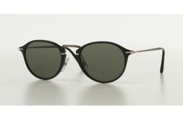 Image of Persol PO3046S Bifocal Prescription Sunglasses PO3046S-95-58-49 - Lens Diameter 49 mm, Frame Color Black