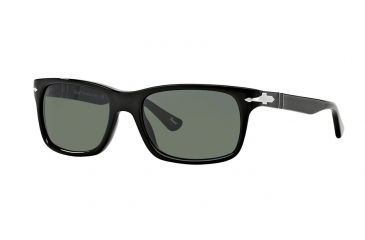 Image of Persol PO3048S Progressive Prescription Sunglasses PO3048S-95-31-55 - Lens Diameter 55 mm, Frame Color Black