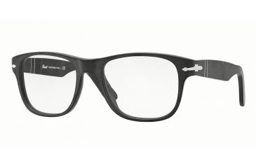 Image of Persol PO3051V Progressive Prescription Eyeglasses 9000-52 - Black Antique Frame, Demo Lens Lenses