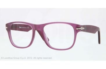 Image of Persol PO3051V Progressive Prescription Eyeglasses 9002-52 - Violet Antique Frame, Demo Lens Lenses