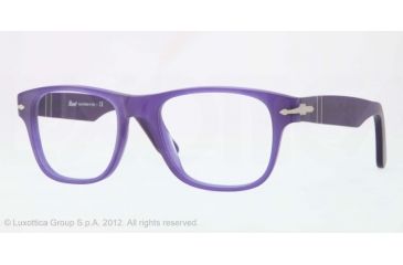 Image of Persol PO3051V Progressive Prescription Eyeglasses 9003-52 - Blue Antique Frame, Demo Lens Lenses