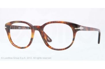 Image of Persol PO3052V Bifocal Prescription Eyeglasses 108-50 - Caffe' Frame, Demo Lens Lenses