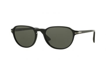 Image of Persol PO3053S Single Vision Prescription Sunglasses PO3053S-901458-52 - Lens Diameter 52 mm, Frame Color Black