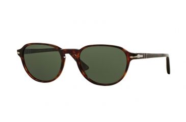 Image of Persol PO3053S Single Vision Prescription Sunglasses PO3053S-901531-52 - Lens Diameter 52 mm, Frame Color Havana