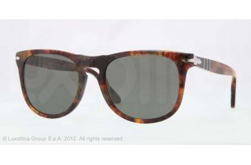 Image of Persol PO3055S Progressive Prescription Sunglasses PO3055S-108-58-54 - Lens Diameter 54 mm, Frame Color Caffe'