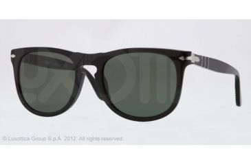 Image of Persol PO3055S Progressive Prescription Sunglasses PO3055S-95-31-54 - Lens Diameter 54 mm, Frame Color Black