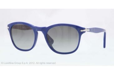 Image of Persol PO3056S Single Vision Prescription Sunglasses PO3056S-958-71-51 - Lens Diameter 51 mm, Frame Color Blue