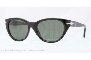 Image of Persol PO3064S Progressive Prescription Sunglasses PO3064S-901431-53 - Lens Diameter 53 mm, Frame Color Black